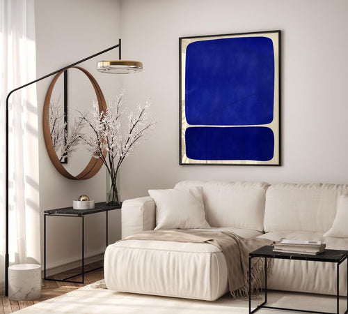 Abstrato Azul Marinho