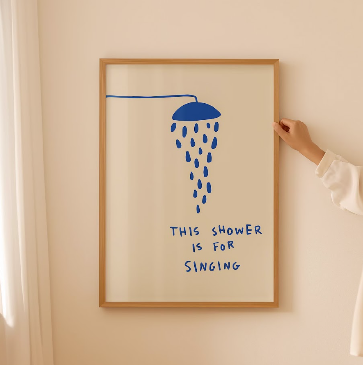 Blue Shower